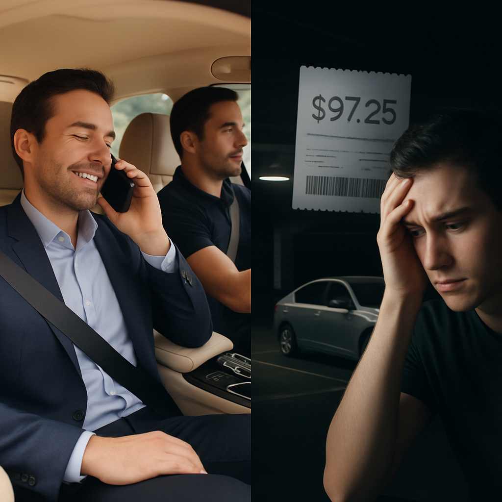 Comparison showing the benefits of using Jeevz designated driver service versus alternatives